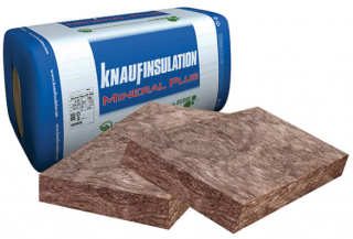 Fasádní vata KNAUF Mineral Plus 034 KP tl. 240 mm izolace (54m2)