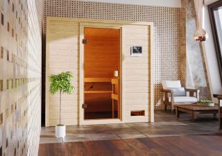 Finská sauna KARIBU ADELINA do interiéru 195x169x187cm