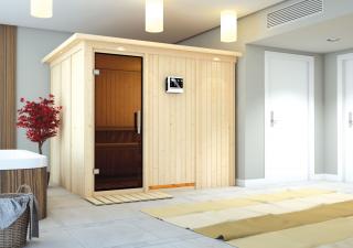 Finská sauna KARIBU GOBIN do interiéru 231x196x198cm