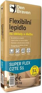 Flexibilní lepidlo na obklady a dlažbu SUPER FLEX C2TE S1 25 kg
