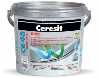 Flexibilní vodotěsná spárovací hmota CE 43 Grand´Élit šedá 5 kg Ceresit