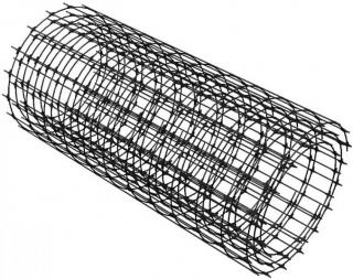 Kompozitní kari síť ORLITECH MESH 3 mm oko 100 x 100 mm role 0,6 x 30 m výztuž