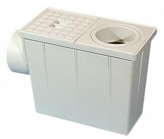 Lapač střešních splavenin DAKOTA 80-110 mm s bočním odtokem DN110 šedý