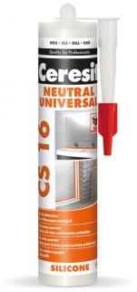 Neutrální silikon CS 16 Neutral - 300 ml bílý Ceresit
