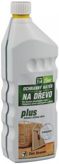 Ochranný nátěr na dřevo PLUS 1kg DEN BRAVEN