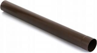 Okapový svod EVROMAT 100 mm pozinkovaný lakovaný 2 m RAL 8017 hnědý
