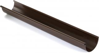 Okapový žlab EVROMAT 333 mm pozinkovaný lakovaný 4 m RAL 8017 hnědý