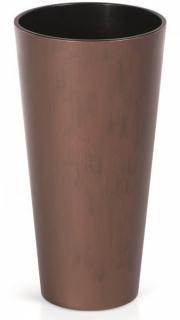 Plastový květináč TUBUS SLIM CORTEN 15 cm