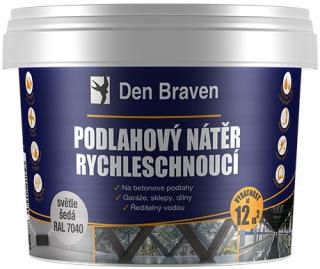 Podlahový nátěr rychleschnoucí 4 kg Den Braven