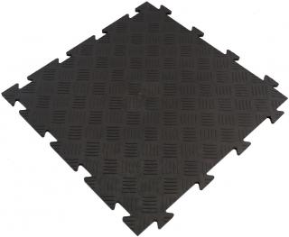 PVC dlažba LINEA TENAX DIAMOND PLATE 50 x 50 x 0,8 cm černá 1 ks