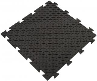 PVC dlažba LINEA TENAX GRAIN OF RICE 50 x 50 x 1 cm černá 1 ks