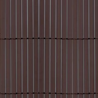 Rákosová rohož COLORADO na plot stínění 85% 1 x 5 m umělý rákos tmavě hnědý