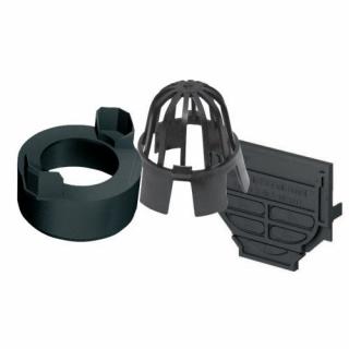 Sada příslušenství pro plastový žlab ACO HEXASELF (2x čelo, 1x sítko, 1x odtok)