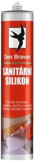 Sanitární silikon 280 ml hnědý Den Braven