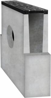 Sběrná betonová vpusť BIELBET B125 s litinovou mříží 500 x 150 x 500 mm 250 mm