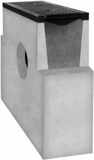 Sběrná betonová vpusť BIELBET D400 s litinovou mříží 500 x 250 x 700 mm 200 mm