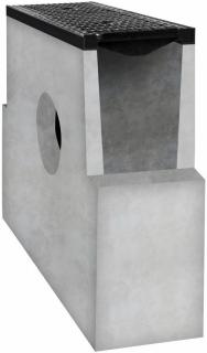 Sběrná betonová vpusť BIELBET D400 s litinovou mříží 500 x 250 x 700 mm 300 mm