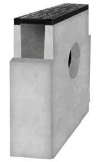 Sběrná betonová vpusť BIELBET D400 s litinovou mříží 500 x 300 x 700 mm 300 mm