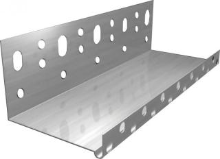 Soklová lišta AL s okapničkou zakládací lišta 0,6 mm - 6cm x 2,5m
