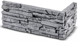 Steinblau Betonový obklad kámen ROH CUBANA 32 x 15,5 x 14,5 cm grafit