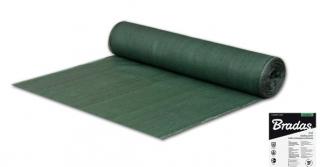 Stínící tkanina BRADAS 90 g/m² síť 80% zelená 1,5 x 25 m