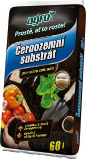 Substrát Černozemní pro celou zahradu 60 l AGRO