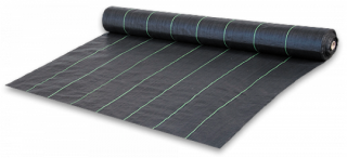 Tkaná mulčovací textilie BRADAS 70 g/m2 černá 0,8 x 100 m