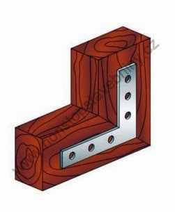 Úhelník plochý 60 x 60 x 10 mm W-TS-L