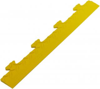 Ukončovací lišta LINEA TENAX GRAIN OF RICE 48 x 7 x 1 cm vnější zámky žlutá 1 ks