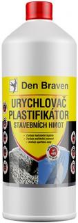 Urychlovač a plastifikátor stavebních hmot 1l DEN BRAVEN