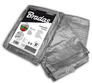 Zakrývací plachta BRADAS SILVER 120 g/m² 4 x 5 m