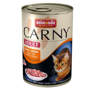 Animonda Carny konzerva pro kočky hovězí + kuře 400 g