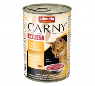 Animonda Carny konzerva pro kočky kuře + kachna 400 g