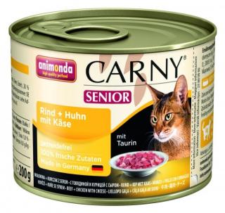 Animonda Carny Senior konzerva pro kočky kuřecí + sýr 200 g