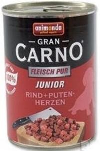 Animonda GranCarno Junior konzerva pro psy hovězí + krůtí srdce 400 g