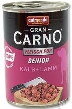 Animonda GranCarno Senior konzerva pro psy hovězí + jehně 400 g