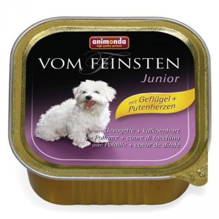 Animonda Vom Feinsten Junior paštika pro psy drůbeží + krůtí srdce 150 g