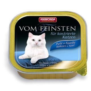 Animonda Vom Feinsten paštika pro kastrované kočky krůta + pstruh 100 g