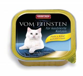 Animonda Vom Feinsten paštika pro kastrované kočky krůta + sýr 100 g