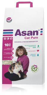 Asan Cat Pure eko-stelivo pro kočky a fretky 10 l (2,5 kg)