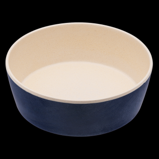 Bambusová miska Beco Bowl, modrá L (18,5 cm/1,65 l)
