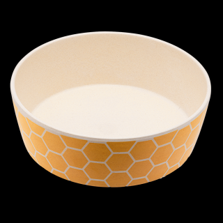 Bambusová miska Beco Bowl, včelí plástev L (18,5 cm/1,65 l)