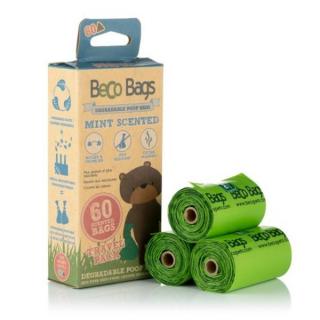 Beco Bags EKO sáčky Peppermint 4 rolky po 15 ks