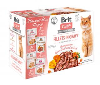 Brit Care Cat Flavour box Fillet in Gravy 12 x 85 g