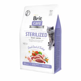 Brit Care Cat Grain-Free Sterilized Weight Control 0,4 kg EXPIRACE červen (18.06.2025)