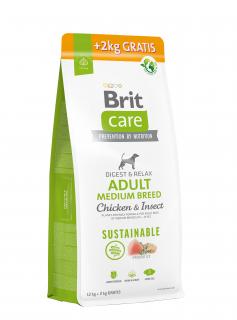 Brit Care Dog Sustainable Adult Medium Breed 12 + 2 kg