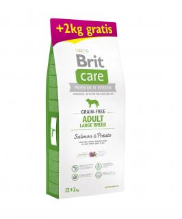 Brit Care Grain-free Adult LB Salmon & Potato 12+2kg ZDARMA