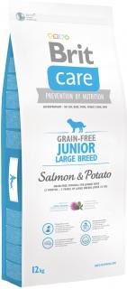 Brit Care Grain Free Junior Large Breed Salmon & Potato 12 kg