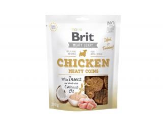 Brit Jerky Chicken with Insect Meaty Coins 200 g EXPIRACE červen (11.06.2025)