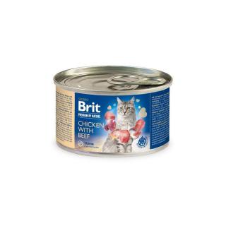 Brit Premium by Nature cat chicken with Beef 200 g